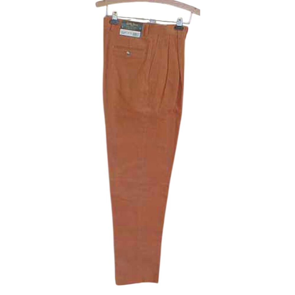 NEW Bobby Jones Collection Pants! 32  Rust or Olive Green  Brushed Cotton  ITALY